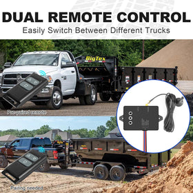 NeaLia CT021 magnetic antenna attached to trailer roof for improved signal reception