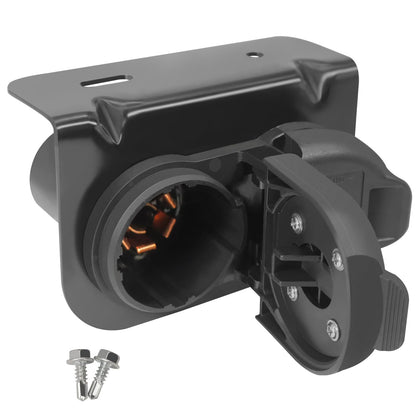 NeaLia front view mounted connector showing both sockets for fast switching
