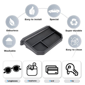 Neepiar tray holding phone and sunglasses for organized access benefit