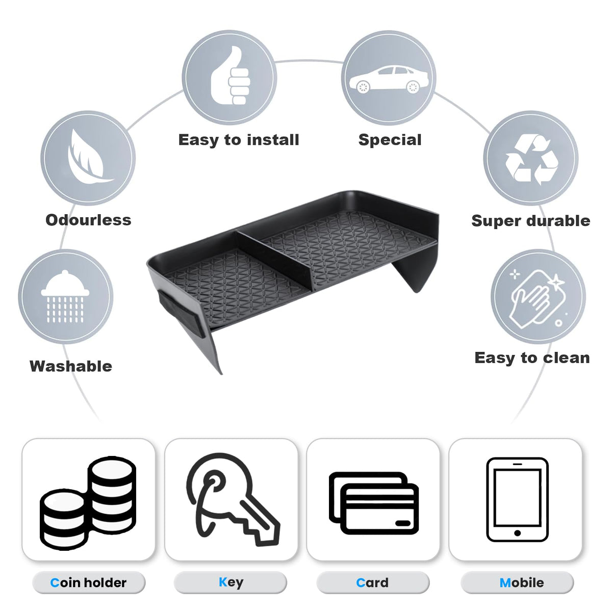 Neepiar driver’s drawer box open with contents removed for secure storage