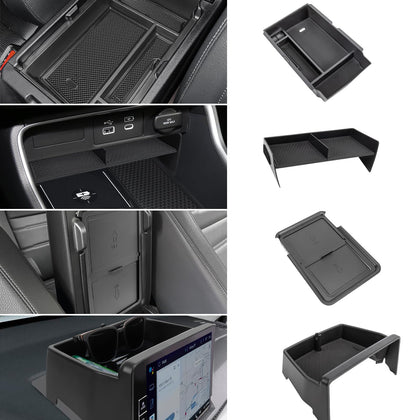 Neepiar front view showing full four-piece kit and neat console organization