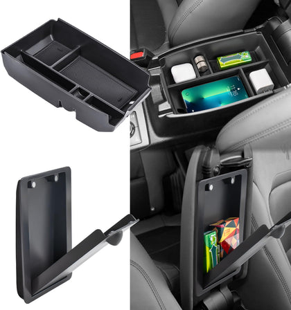 Neepiar front packaging showing console organizer and tidy storage benefit