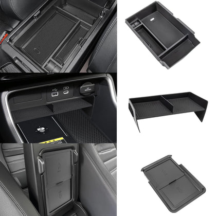 Neepiar front view installed in CR-V center console showing improved organization and neatness