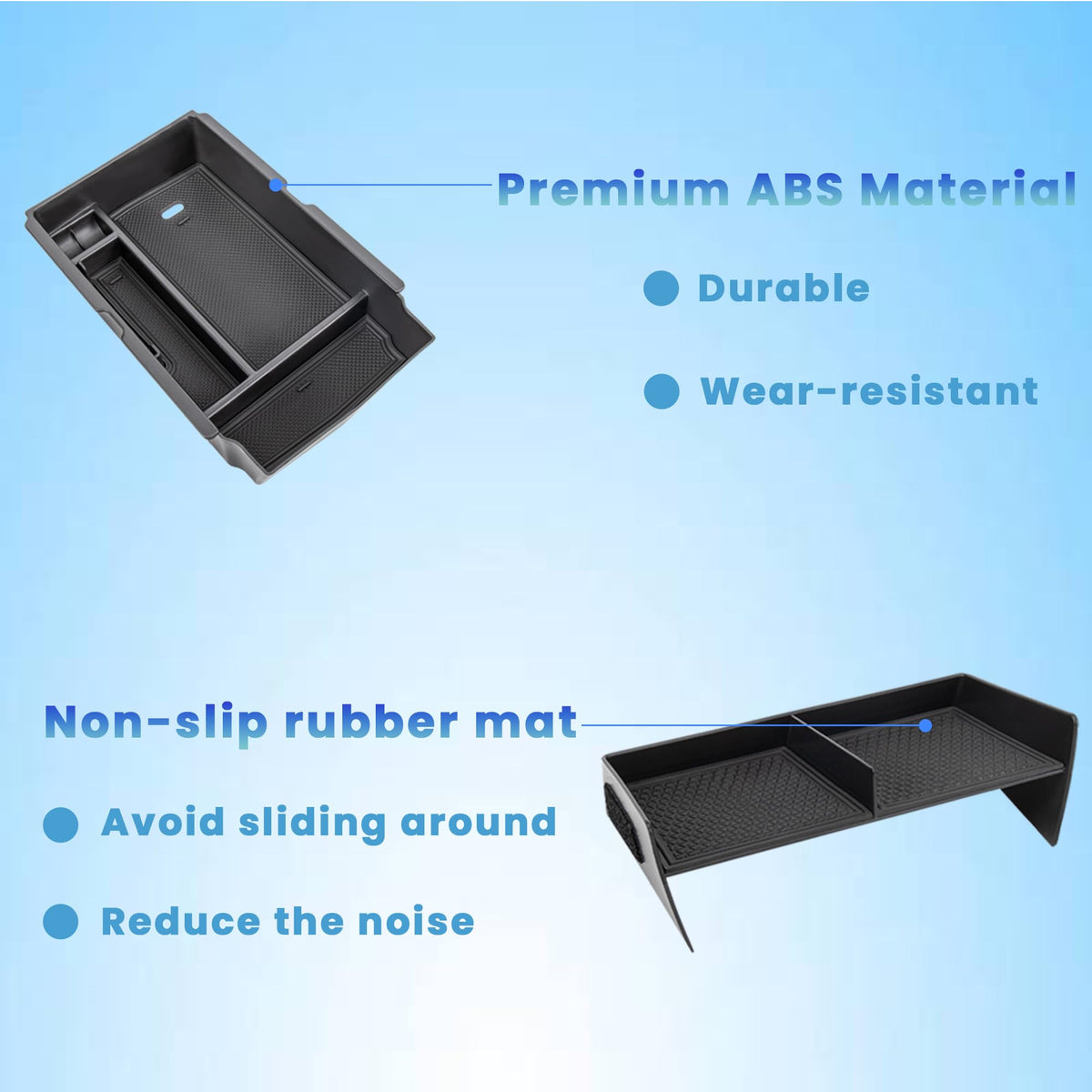 Neepiar insert divider slot box holding coins and cards for easy access benefit