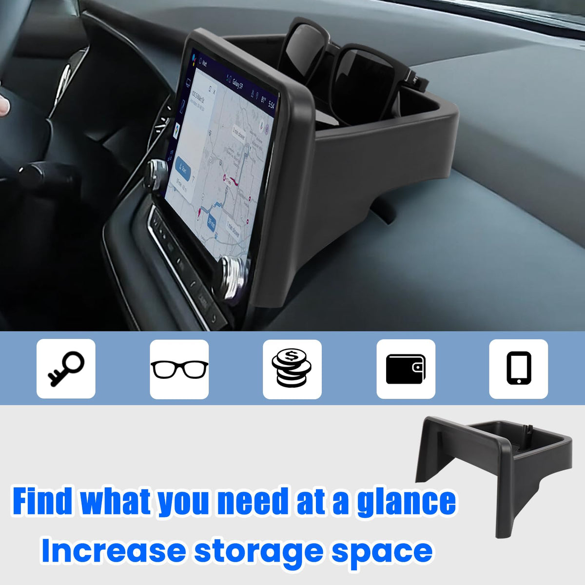 Neepiar in a dashboard lifestyle scene improving access and driving convenience