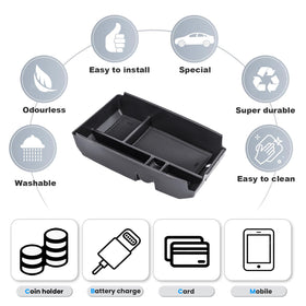 Neepiar lifestyle in car driving view demonstrating clutter‑free center console