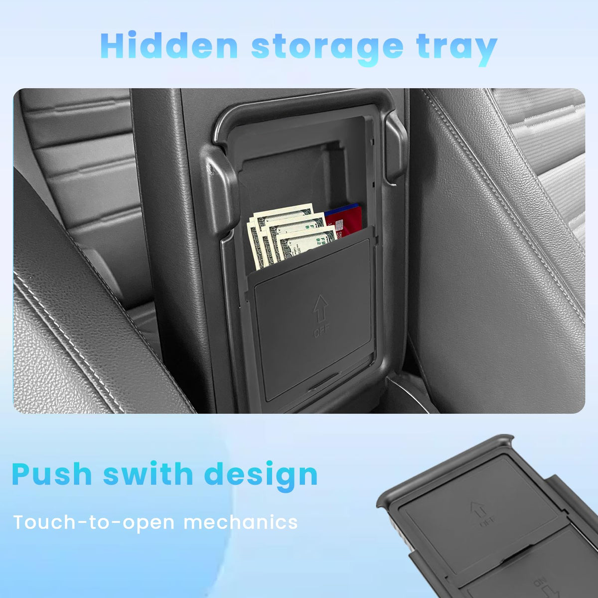 Neepiar rubber pad anti‑slip detail reducing rattles and noise benefit