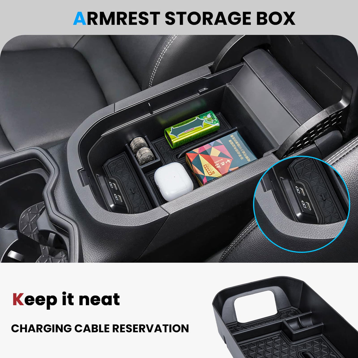 Neepiar side profile showing snug fit and scratch-free console protection