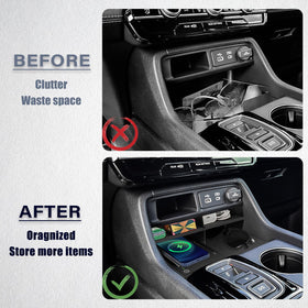 Neepiar side profile demonstrating precise fit in Honda console