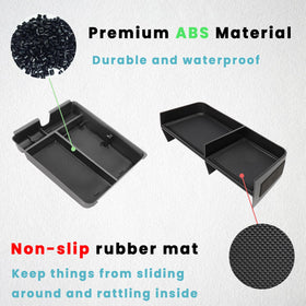 Neepiar textured edge and contour demonstrating secure console fit