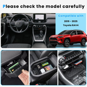 Neepiar installed in Toyota RAV4 center console demonstrating organized space