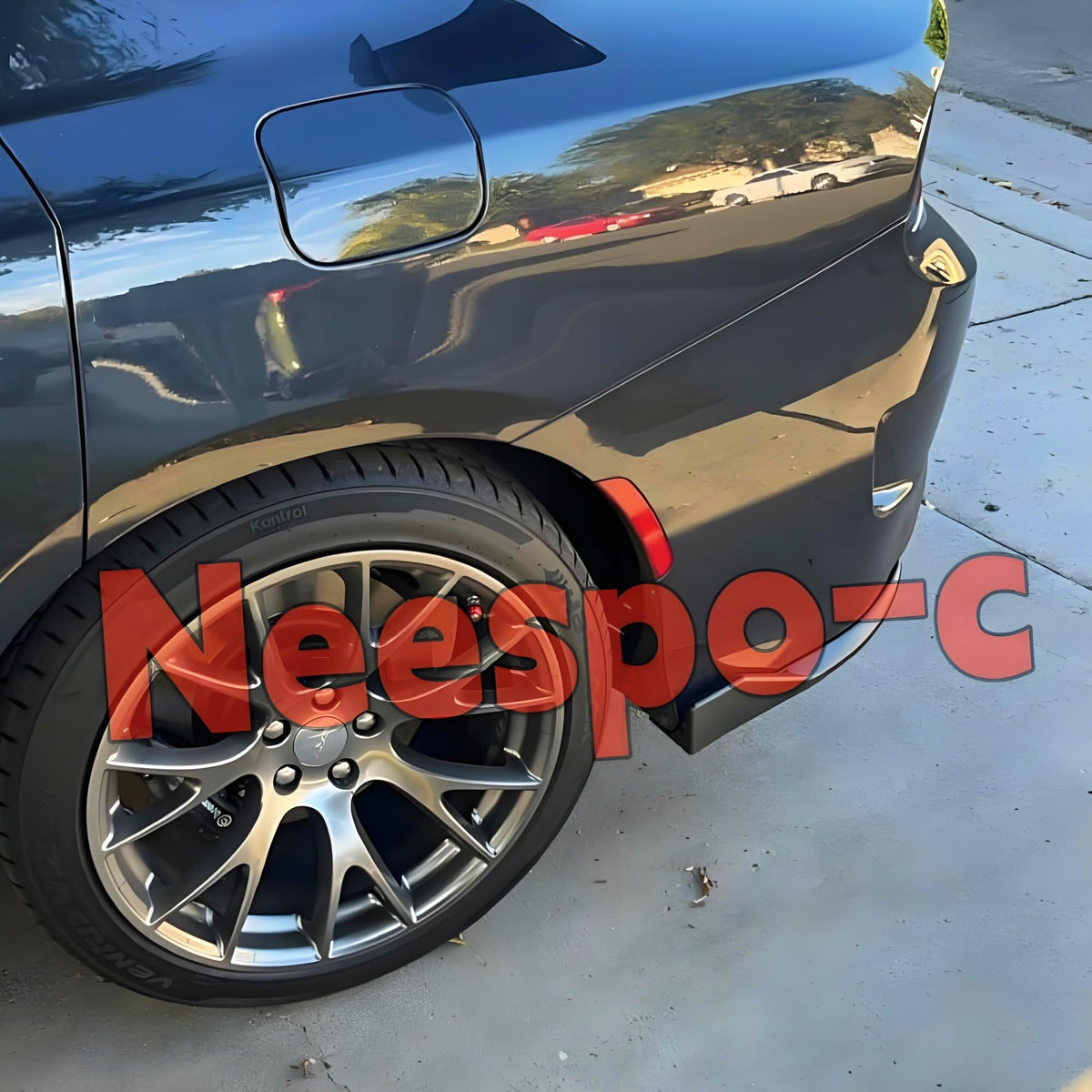 NEESPOC side profile installed emphasizing aggressive styling and improved aesthetics