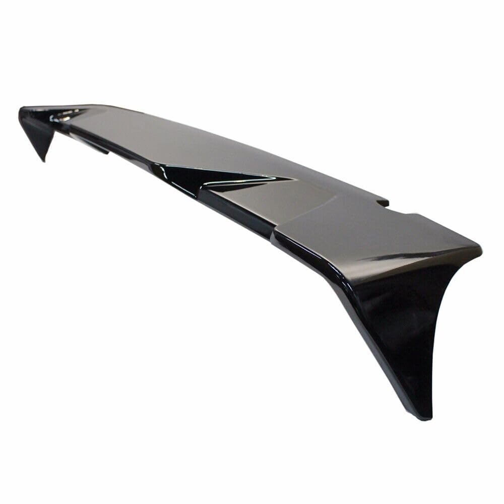 NeespoC spoiler attachment tape detail showing no-drill adhesive benefit