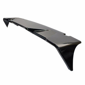 NeespoC spoiler attachment tape detail showing no-drill adhesive benefit
