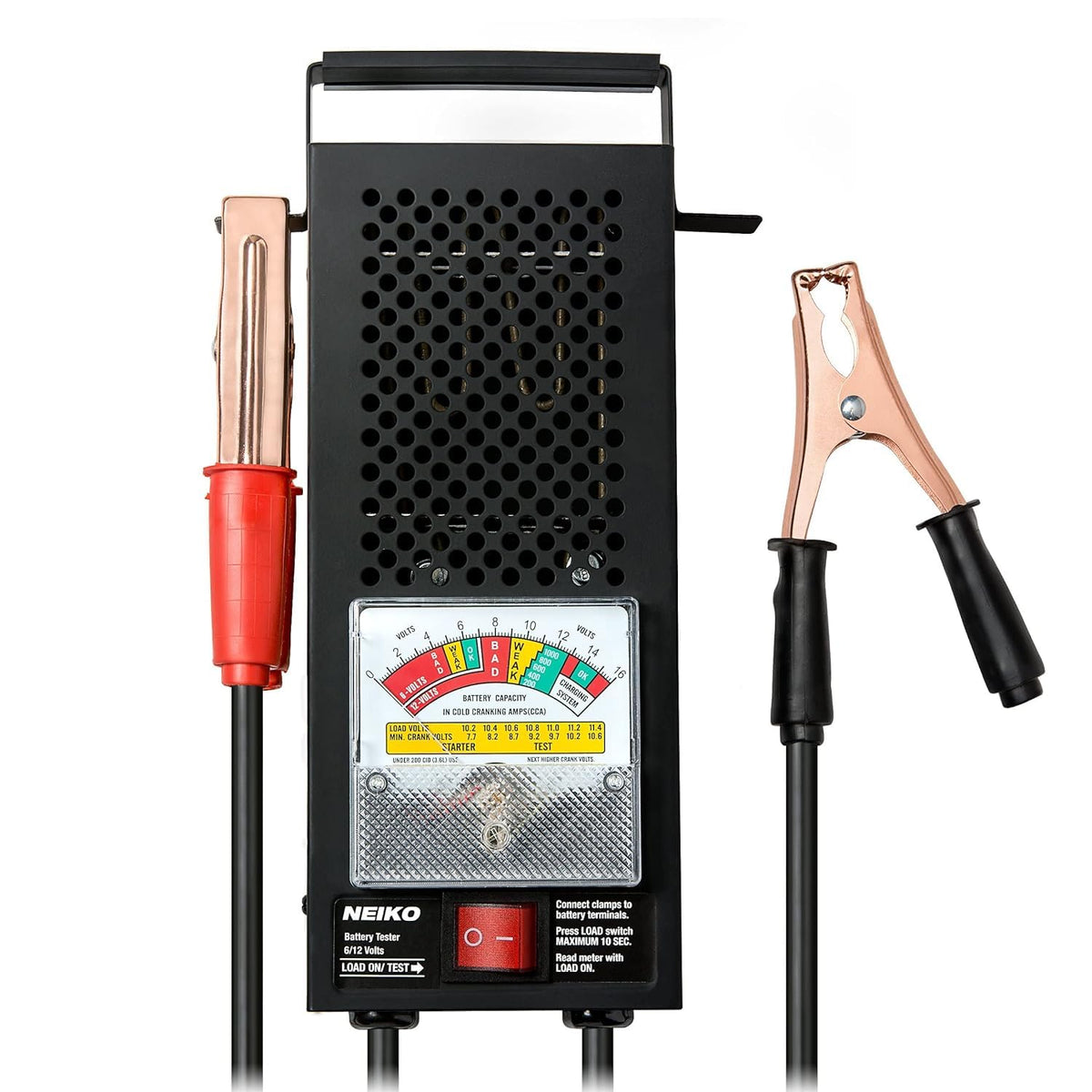 NEIKO 40510A front panel showing meter and controls for quick diagnosis
