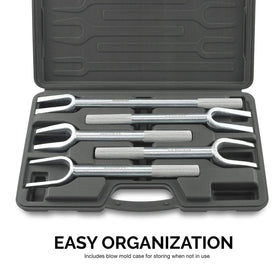 NEIKO organized blow-molded case keeps forks secure and ready for transport