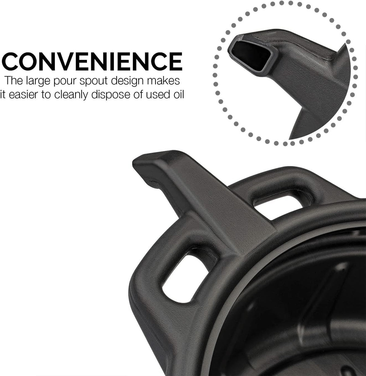 NEIKO pan positioned under car showing low profile fit and convenience
