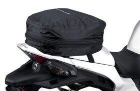 Nelson-Rigg Commuter Lite with 100% waterproof rain cover deployed for wet-weather protection
