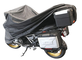 Nelson-Rigg multi-use compression bag storing cover compactly