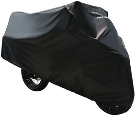 Nelson-Rigg packaged cover compact for storage and travel