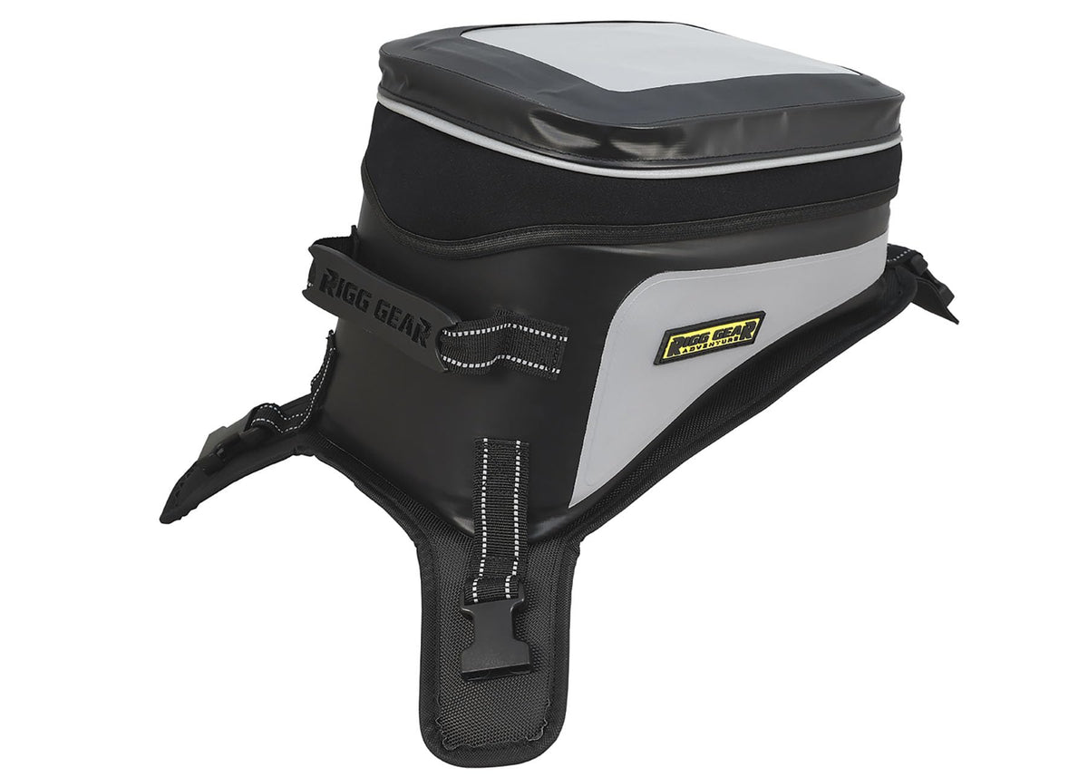 Nelson-Rigg front view of Hurricane tank bag showing compact waterproof design and quick access