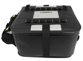 Nelson-Rigg back pad and RIGG STRAPS shown protecting rack and stabilizing load