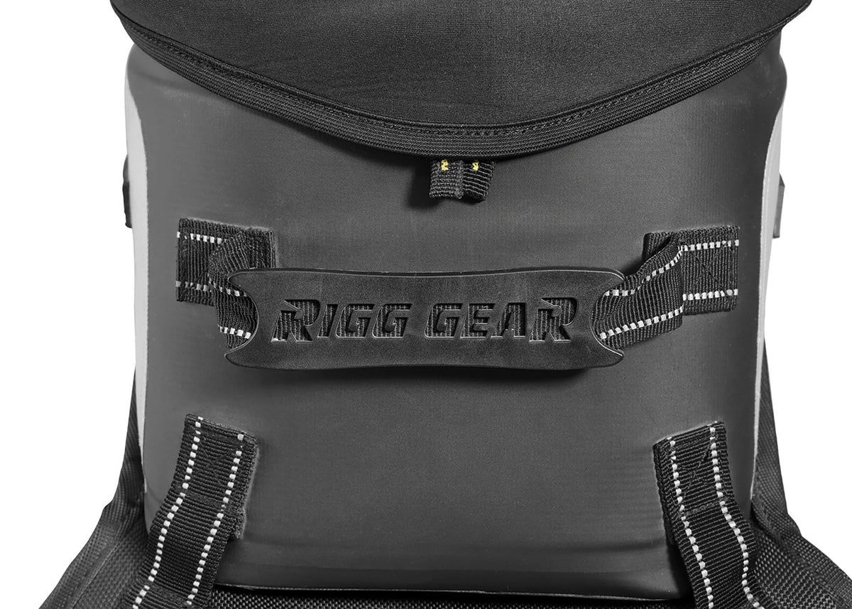 Nelson-Rigg inside view with adjustable divider organizing tools and personal items