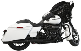 Nelson-Rigg tank bag mounted on cruiser motorcycle showing secure fit benefit