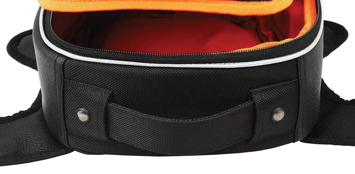 Nelson-Rigg clear touchscreen top pocket close-up for easy navigation use