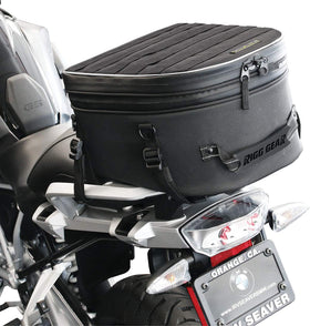 Nelson-Rigg rubberized carry handle for easy off-bike transport