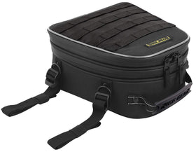 Nelson-Rigg front view of tail bag showing compact profile and secure finish