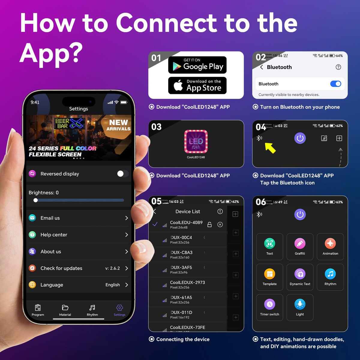 NEMGOME app control on smartphone lets you edit messages quickly