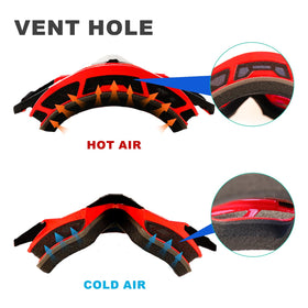 NENKI removable nose cover protecting nose from debris and impacts