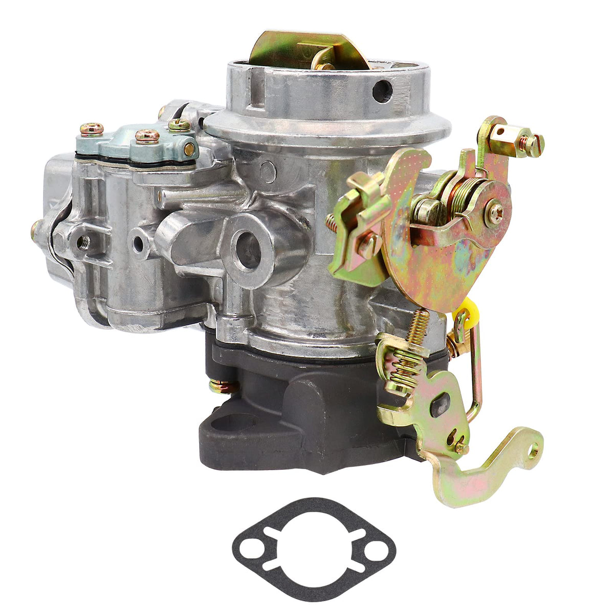 NENKUTEN carburetor next to ruler showing dimensions for verification