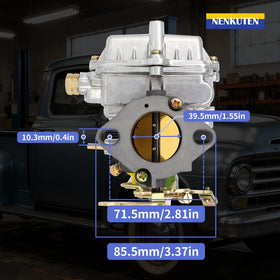 NENKUTEN top choke detail displaying manual choke for reliable cold starts