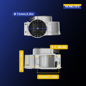 NENKUTEN mounting bolts included for secure, direct installation
