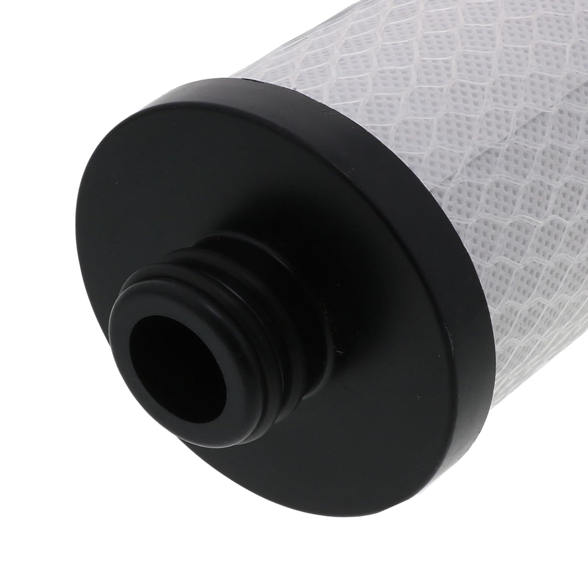 Neo-Pure filter installed in RV housing demonstrating easy replacement and protection