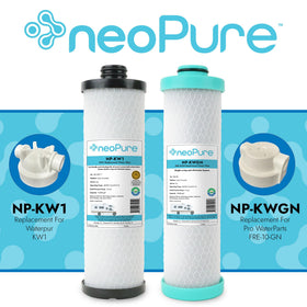 Neo-Pure product label and specs showing capacity and compatibility information