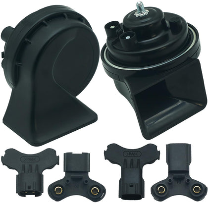 NEOGET front view horn set showing compact design and clear fit