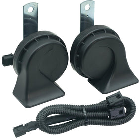 NEOGET front view of kit showing horns and splitter, highlighting easy upgrade benefit