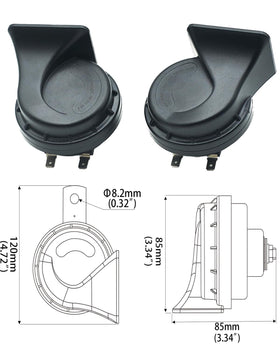 NEOGET horn installed on motorcycle showing compact fit and loud output
