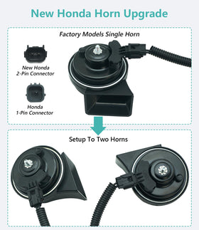 NEOGET low-tone horn profile, illustrating deeper sound and improved audibility