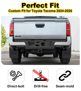 NEOXIST rear installed on Toyota Tacoma showing debris deflection benefit