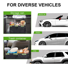 NetCan in trunk organizing supplies during a roadtrip for clutter-free travel