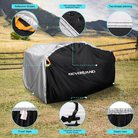 NEVERLAND elastic hem and buckle securing cover against wind