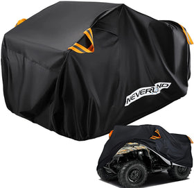 NEVERLAND front view on ATV showing full waterproof protection and easy install
