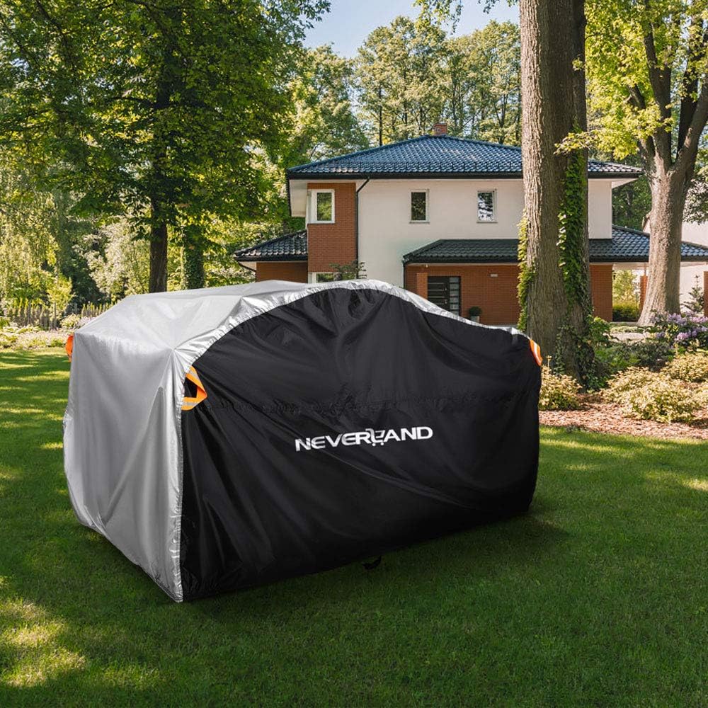 NEVERLAND cover on ATV in sun to reflect UV and reduce heat