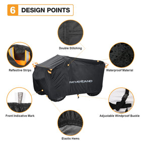 NEVERLAND close-up of reinforced stitching for long-lasting durability