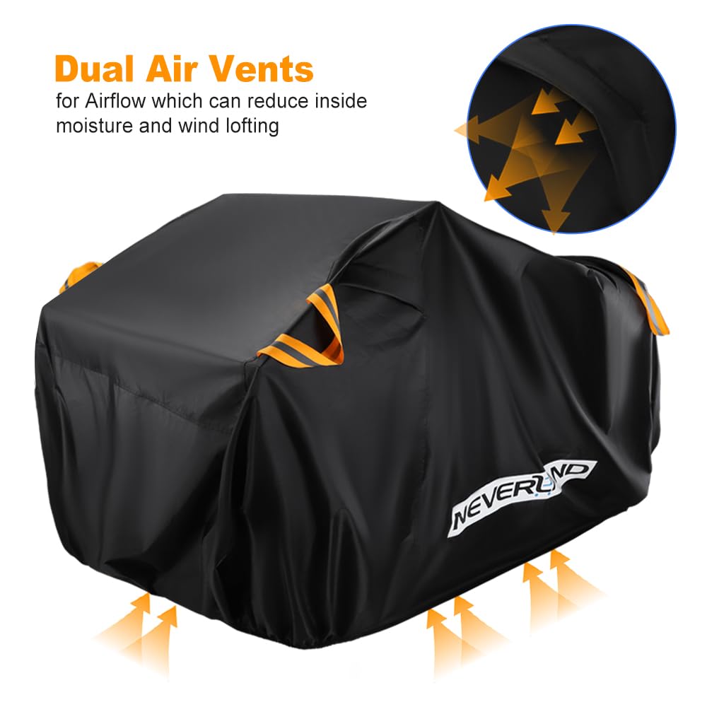 NEVERLAND air vent with Velcro for moisture escape and better airflow