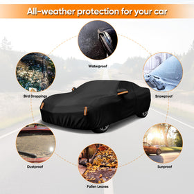 NEVERLAND Camaro cover full side view highlighting complete body coverage benefit